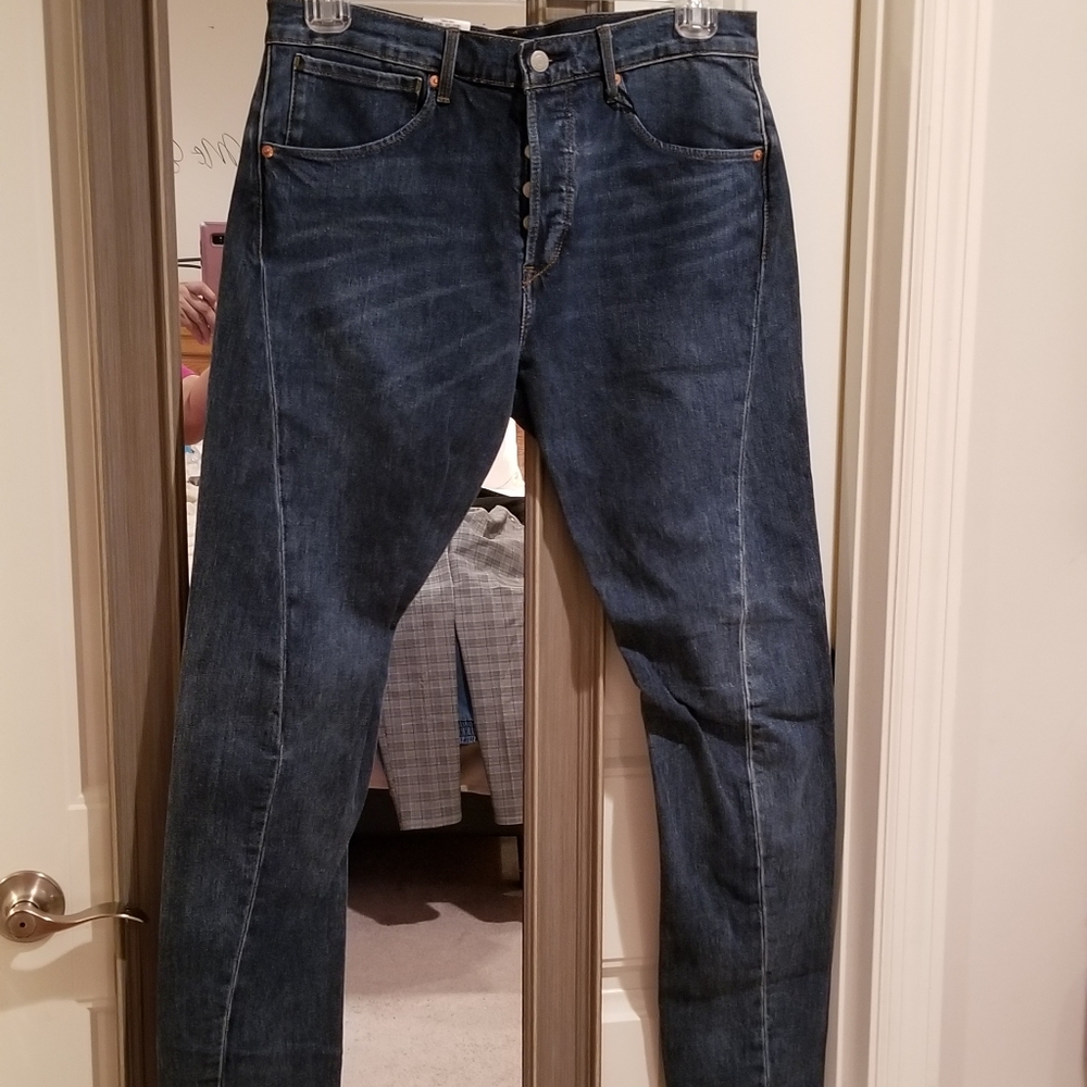 Brand new with tags Levi's Engineered Jeans 512 Slim Taper Sz 33x32 Button Fly